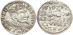 Poland Trojak 1597 Riga