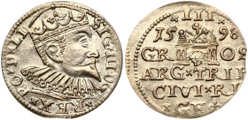 Poland Trojak 1598 Riga