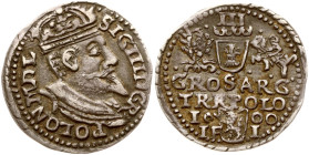 Poland Trojak 1600 Olkusz Rare Type