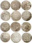 Poland Poltorak 1615-1623 Lot of 6 coins