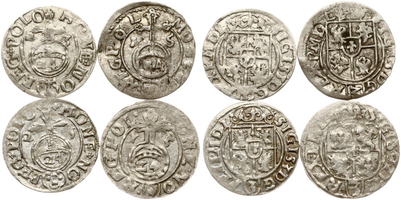 Poland. Zygmunt III Waza (1587–1632). Poltorak 1615 & 1623. Silver total weight,...
