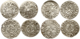 Poland Poltorak 1615-1624 Lot of 4 coins
