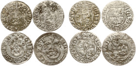 Poland Poltorak 1615-1626 Lot of 4 coins