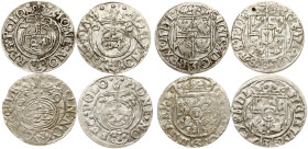 Poland Poltorak 1620-1630 Lot of 4 coins