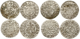 Poland Poltorak 1621-1630 Lot of 4 coins