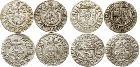 Poland Poltorak 1622-1624 Lot of 4 coins