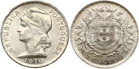 Portugal 1 Escudo 1916