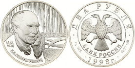 Russia 2 Roubles 1998 СПМД Constantin Stanislavski