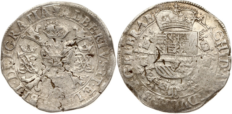 Spanish Netherlands, Brabant. Albert and Isabelle (1598-1621). Patagon ND (1612-...