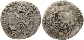 Spanish Netherlands Brabant 1/4 Patagon 1617 Antwerp?