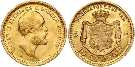 Sweden 10 Kronor 1874 ST