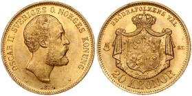 Sweden 20 Kronor 1874 ST