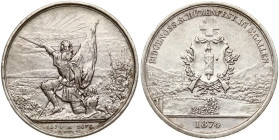 Switzerland 5 Francs 1874 St Gallen Shooting Festival