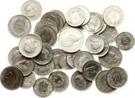 Switzerland 5 Rappen - 1 Franc 1901-2002 Lot of 35 coins