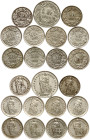 Switzerland 1/2 & 1 Franc 1945-1967 Lot of 11 coins