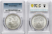 USA Morgan Dollar 1880 PCGS MS 63