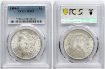 USA Morgan Dollar 1880 S PCGS MS 63