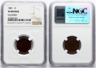 USA Cent 1881 'Indian Head Cent' NGC VF DETAILS