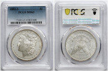 USA Morgan Dollar 1882 S PCGS MS 63