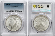 USA Morgan Dollar 1882 S PCGS MS 63