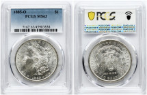 USA Morgan Dollar 1885 O PCGS MS 63