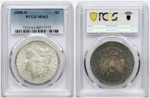 USA Morgan Dollar 1898 O PCGS MS 63