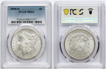 USA Morgan Dollar 1898 O NGC MS 63