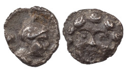 Greek Coins
Asia Minor - Pisidia - Selge - AR Trihemiobol 0.78 g, 350-300 BC. Gorgoneion with protuding tongue. Rev Head of Athena right, astragalos b...