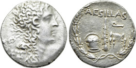 Greek Coins
MACEDON AS ROMAN PROVINCE. Aesillas (Quaestor, circa 93-87 BC). AR Tetradrachm 16.48 g. Thessalonika. MAKEΔONΩN. Head of the deified Alexa...