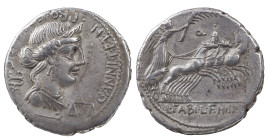 The Roman Republic
C. Annius T.f. T.n., 82-81 BC. AR Denarius 3.90 g. Uncertain mint in northern Italy or Spain. C•ANNI•T•F•T•N•PRO•COS•EX•S•C• Diadem...