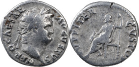 The Roman Empire
 Nero, 54-68. AR Denarius 3.41 g. Rome, circa 64-65. NERO CAESAR AVGVSTVS Laureate head of Nero to right. Rev. IVPPITER CVST[OS] Jupi...