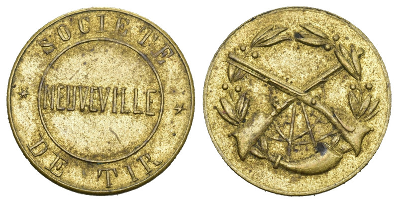 Schweiz | Switzerland | Suisse | Svizzera Neuveville O.J 19. Jh. Schützenjeton M...