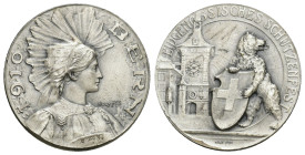Bern 1910 Eidgenössisches Schützenfest Silber 13.3g 28mm Richter 263c vorzüglich