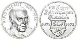 Pieterlen 1972 100 Jahre Feldschützen Silber 33mm 15g FDC