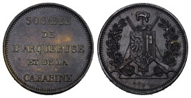 Genf O.J Schützenjeton Bronze 23mm Richter 199a bis unzirkuliert