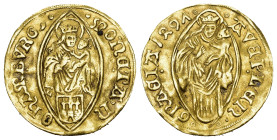 HAMBURG 1497 Dukat Gold, 3.45g Friedberg 2000 sehr schön bis vorzüglich gewellt