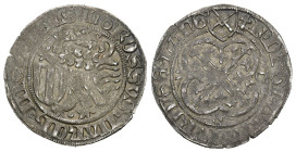 SACHSEN O.J Groschen in Silber 2.4g selten sehr schön