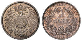 DEUTSCHLAND 1911 A 1 Mark Silber NGC MS 66 Cert.No: 5789468-013