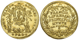 ITALIEN VENEDIG Francesco Loredan (1752-1762) Osella da 4 zecchini 1758 A. VII - Pa. 442 AU (g 13,06) RRR sehr selten, leichte randbearbeitung sonst f...