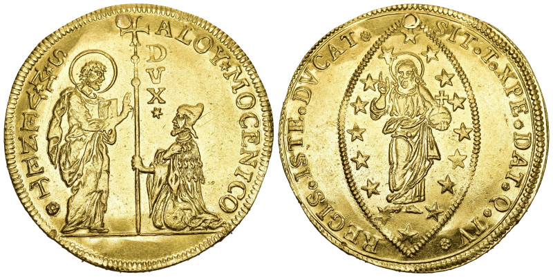 ITALIEN Venedig Alvise IV Mocenigo 1763-1778 10 Zecchini o.J. (34,24 g) Paolucci...