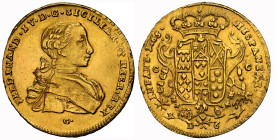 ITALIEN. NEAPEL UND SIZILIEN. Ferdinand IV. (I.) von Bourbon, 1. Periode, 1759-1799 (-1825) 6 Ducati 1765. 8,75 g. Fb. 846 a; Pannuti/Riccio 8. NGC UN...