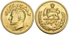IRAN. Mohammad Reza Pahlavi Shah, 1320-1358 SH (1941-1979). 5 Pahlavi 1339 SH (1960 AD), Teheran. 40.58 g. KM 1164. Fr. 99 bis unzirkuliert