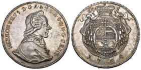 SALZBURG, ERZBISTUM Hieronymus von Colloredo, 1772-1803. Konv.-Taler 1784. 27,97 g. Dav. 1263; Zöttl 3212. Sehr schön-vorzüglich