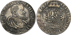 SIEBENBÜRGEN, FÜRSTEN. Gabriel Bethlen, 1613-1629. Reichstaler 1622 NB, Nagybánya. 28,37 g. Dav. 4713; Resch 174. RR  bis vorzüglich