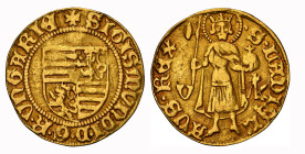 UNGARN Sigismund von Luxemburg 1410 - 1437 Goldgulden o. J. (1431-37) Mzst. K-S. Kremnitz. Pohl D2-34 3.52 g. NGC XF 45