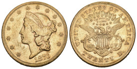 USA 1876 20 Dollar Gold 33.4g selten bis vorzüglich