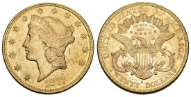 USA 1877 20 Dollar Gold 33.4g selten sehr schön bis vorzüglich