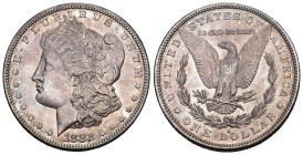 USA 1882 Morgan Dollar Silber San Franciscio 26.9g KM 110 bis unzirkuliert