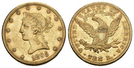USA 1895 10 Dollar Gold 16.7g selten sehr schön