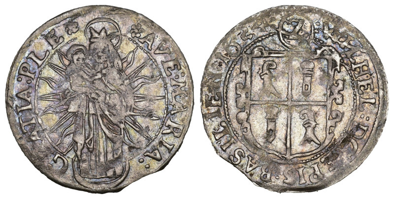 Schweiz | Switzerland | Suisse | Svizzera Basel Bistum 2 Batzen 1624 Silber 2.5g...